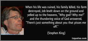 When his life was ruined, his family killed, his farm destroyed, Job ...