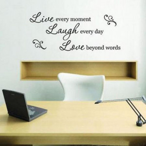 make up and smell the coffee quote office living room wall decal