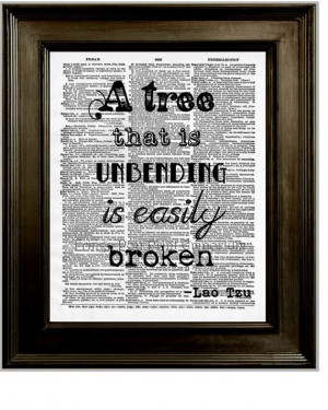 Lao Tzu Quote Art Print 8 x 10 Dictionary Page A by fringepop, $10.00