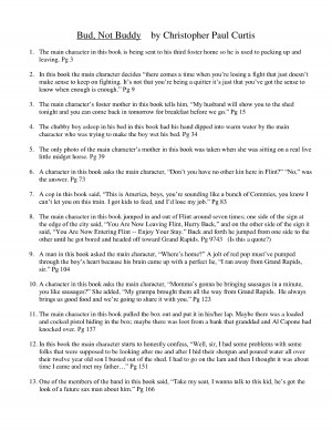 Bud, Not Buddy by Christopher Paul Curtis by pptfiles