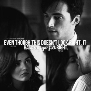 don't like Ezria, but I like this quote. :)