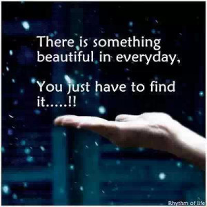 Something Beautiful In Every Day