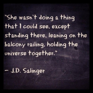 ... together.” — J.D. Salinger #tweegram (Taken with instagram