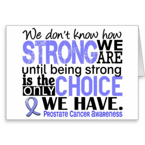 Prostate Cancer How Strong We Are Cards