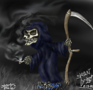 Funny Grim Reaper by SteevDragon