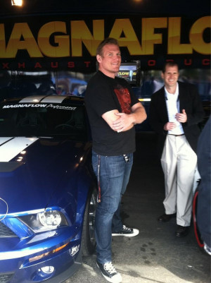 Not sure if its his, but Mustangs are damn nice