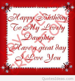 Happy birthday to my special daughter, sayings, quotes and messages ...