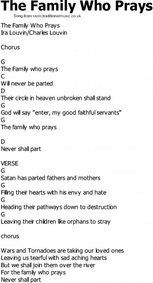 ... available. On folk song in my mind. Song Lyrics About Family Life