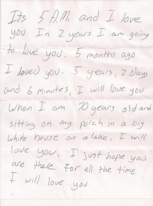all the time i will love you love note love quote love image love ...