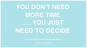 organising your time it s time to decide