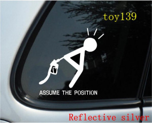 Assume-the-position-funny-Decal-Sticker-gas-price-joke-debt-oil ...