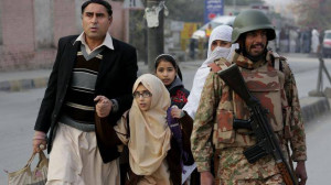 ... school attacked by the Taliban in Peshawar, Pakistan, Tuesday. (THE