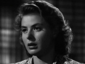 Ingrid Bergman as Ilsa Lund: A franc for your thoughts