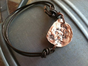 ... truth is music quote bracelet or necklace Jack Kerouac on Etsy, $22.00