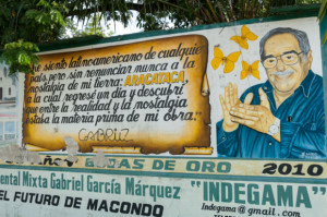 on the outskirts of Aracataca contains a quote from Garcia Marquez ...