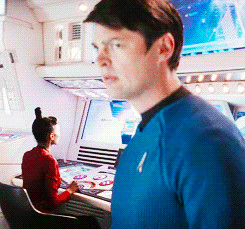 simon pegg star trek zoe saldana chris pine montgomery scott leonard ...