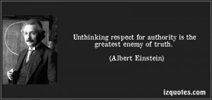 Einstein On The Greatest Enemy Of Truth