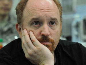 Louis CK on a rare happy day