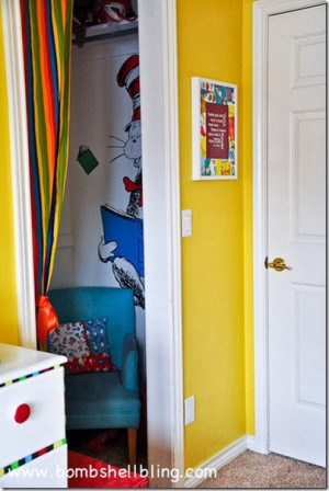 ... more photos and ideas to help you create a fun Dr. Seuss style room
