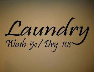 LAUNDRY-WASH-DRY-Vinyl-wall-lettering-sayings-home-decor-quotes-art ...