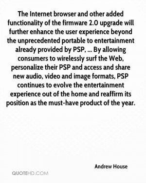 The Internet browser and other added functionality ... will further ...