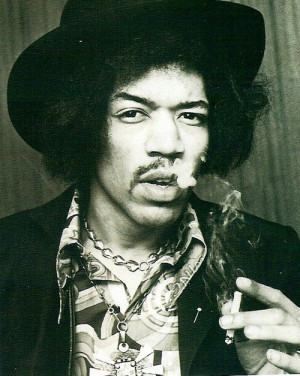 Jimi Hendrix Smoking Weed