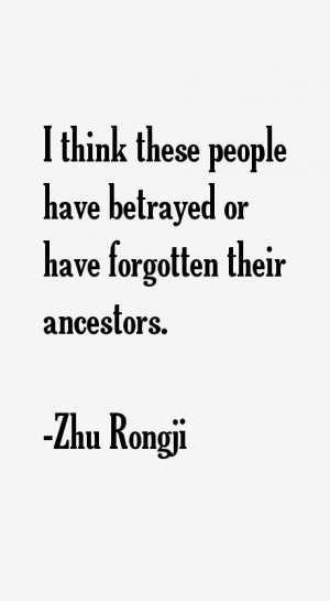 Zhu Rongji Quotes & Sayings