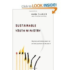 Sustainable Youth Ministry by Mark DeVries--excellent book!