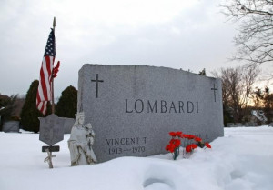 Vince Lombardi, the Super Bowl trophy's namesake, gravesite is located ...