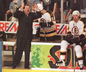 Coach Pat Burns can't handle Paul Devorski's correct call in Game 3 on ...