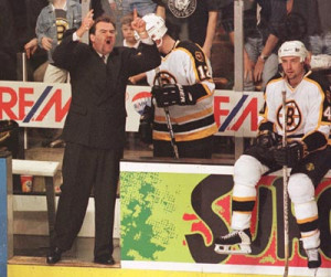 Coach Pat Burns can't handle Paul Devorski's correct call in Game 3 on ...