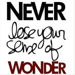 Never lose your sense of Wonder