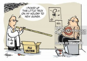 Flu Shot Cartoons Cartoon Funny Picture