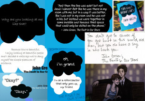 The Fault in Our Stars Quote Collage Background by xxxuserxxx