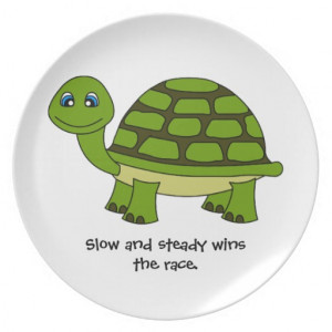 Cute Silly Slow Poke Turtle...
