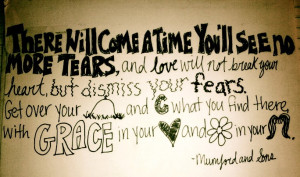 mumford and sons lyrics...on the back of a letter i wrote to a friend