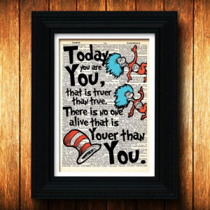 Nursery Art Dr Seuss Thing 1 Thing 2 quote Baby by TellTalePrints, $10 ...