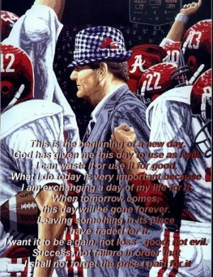 Game Bear Bryant Posters Quotes Funny Paul