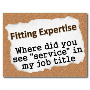 Sticking to your area of expertise 2 postcard