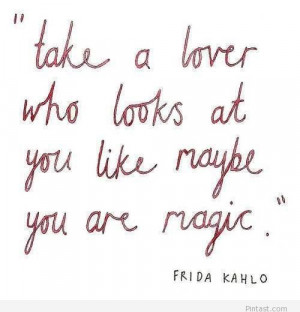 Frida Kahlo love quote
