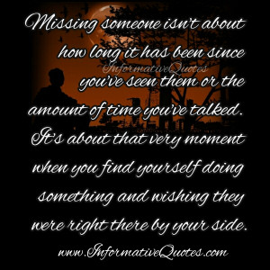 missing someone isn t about how long it has been since you ve seen