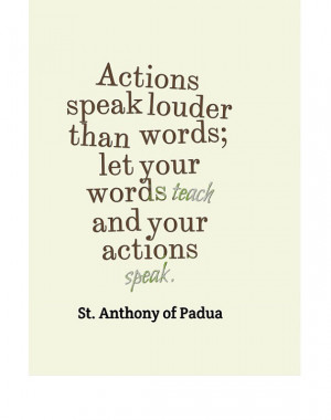 Framed Quote St. Anthony 5x7