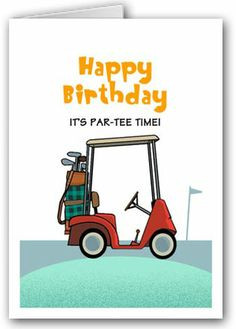 Assorted Boxed golf Birthday Cards | Personalized boxed Golf Birthday ...