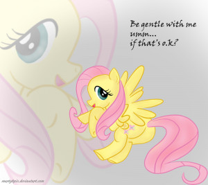 Fluttershy being shy by martybpix