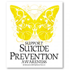 ... prevention day which is part of the suicide prevention week write love