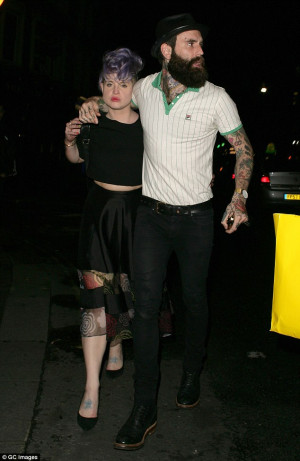 Ricki with ex-girlfriend Kelly Osbourne last July