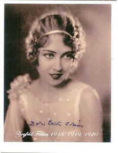 Doris Eaton Travis Ziegfeld Follies Girl Signed 8 1 2 x 11 Photo COA