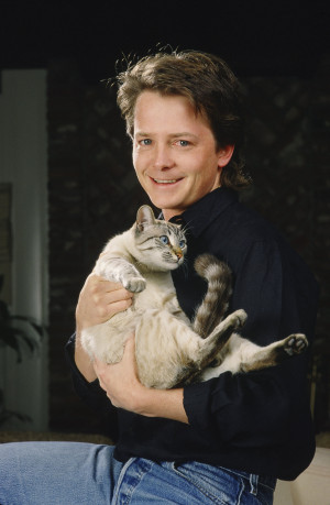 Michael J Fox George Rose photoshoot 1988