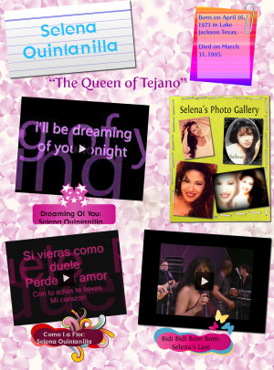 Selena Quintanilla Quotes Sayings