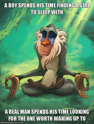 Rafiki Meditating Quotes What to look for in a girl